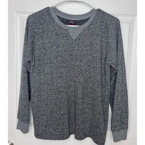 Reebok Loungewear Crew Neck Gray Pullover Size Medium